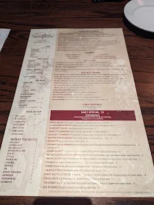 Safari's Brick Oven & Grille menu